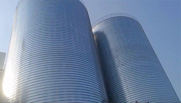 修水2座混凝土高架卷板仓